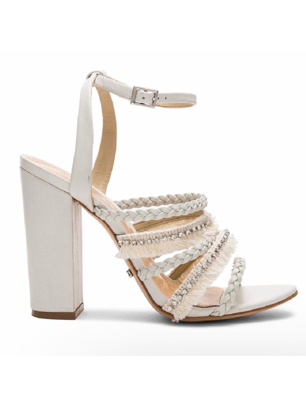NEW SCHUTZ REVOLVE IVORY SANDALS - Picture 3 of 13